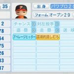妄想パワプロオリジナル選手2 「天性のバットコントロール」