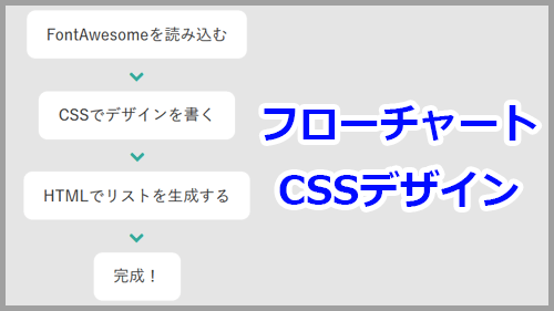 Cssのみでフローチャートデザインを作成 キノコログ